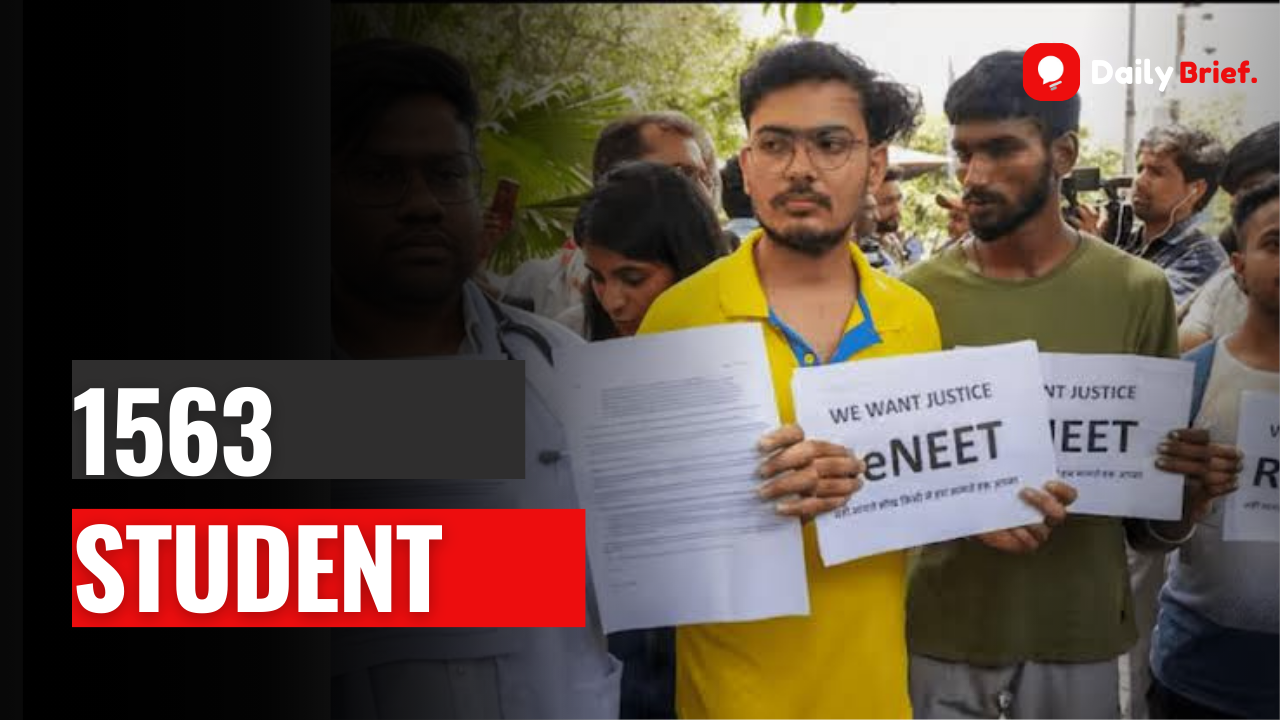 1,563 candidates awarded grace marks, to retake NEET-UG on June 23