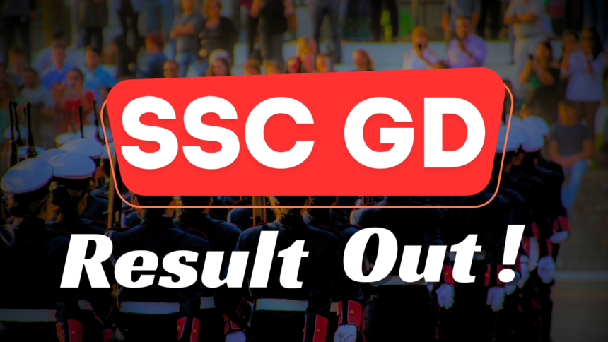 SSC GD Result 2024 Live: How and Where to Check Your Constable Exam Results